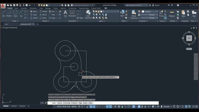 AUTOCAD (2D) TUTORIAL IN HINDI EX-23 ऑटोकैड 2डी) हिंदी में ट्यूटोरिय смотреть онлайн