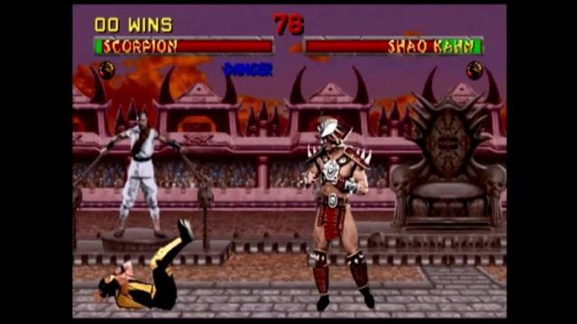 Mortal Kombat 2 Scorpion vs Shao Kahn and Ladder Ending смотреть онлайн