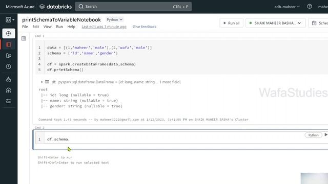 5. printSchema() to string or json in PySpark | Azure Databricks #spark #pyspark #azuresynapse смотреть онлайн