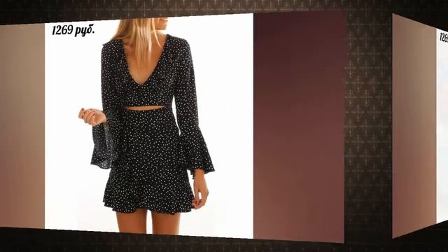 ОДЕЖДА с AliExpress - 2018!? ПЛЯЖНОЕ ЖЕНСКОЕ ПЛАТЬЕ В ГОРОШЕК? смотреть онлайн