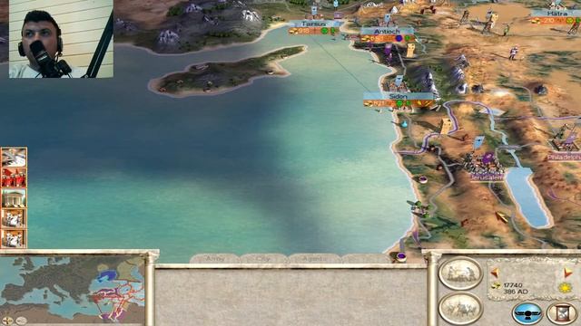 ROME TOTAL WAR Barbarian Invasion Very Hard за державу Сасанидов №3 смотреть онлайн