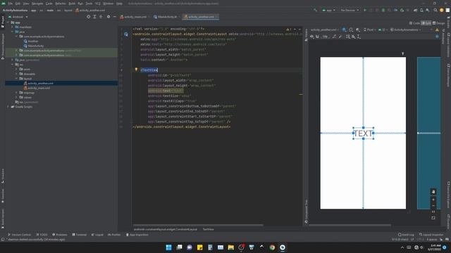 Activity to Activity Animations with Kotlin in Android Studio // 2022 смотреть онлайн