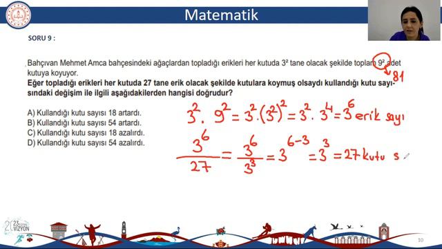 1. İzleme ve Değerlendirme Sınavı (19/12/2020) Matematik Dersi Soru Çözümü смотреть онлайн