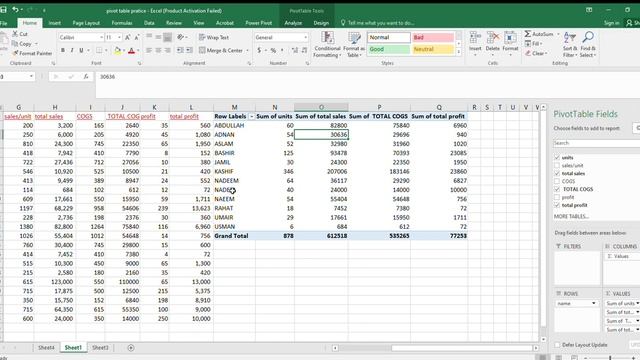 Learn Pivot Table And Become Expert Analyst | Pivot Table Tutorial 2022 | English Version - Part :2 смотреть онлайн