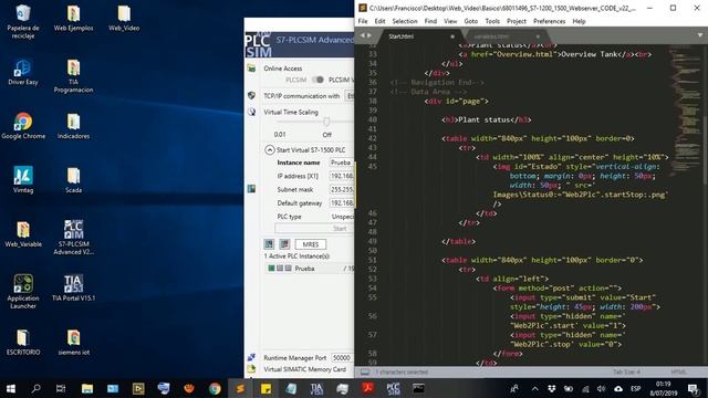Creación de Pagina Web con TIA Portal V15.1 - Desarrollo Web смотреть онлайн