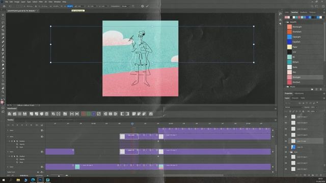 Photoshop Animation (From How to Animate in Photoshop) | Timelapse смотреть онлайн