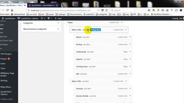 Mega Menu Setup | QuickFixServ | Multipurpose Servicing and Repairing WordPress Theme смотреть онлайн