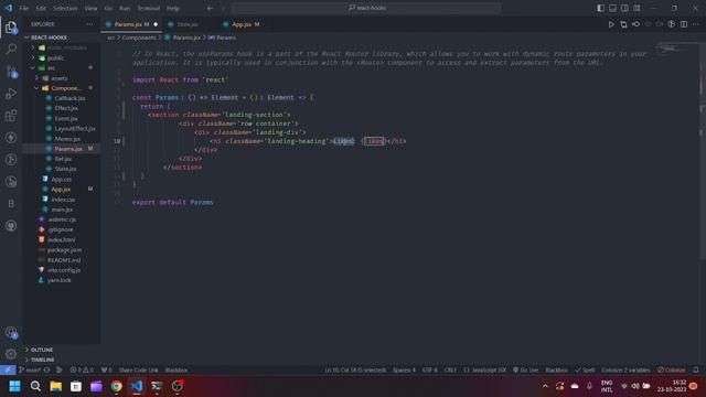 #7 React Hooks: useParams Hook in React JS (Hindi) смотреть онлайн