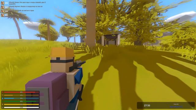 ПЕРВАЯ КРОВЬ и ТАЙНЫЙ БУНКЕР #9 | Unturned ( выживание Hawaii ) смотреть онлайн
