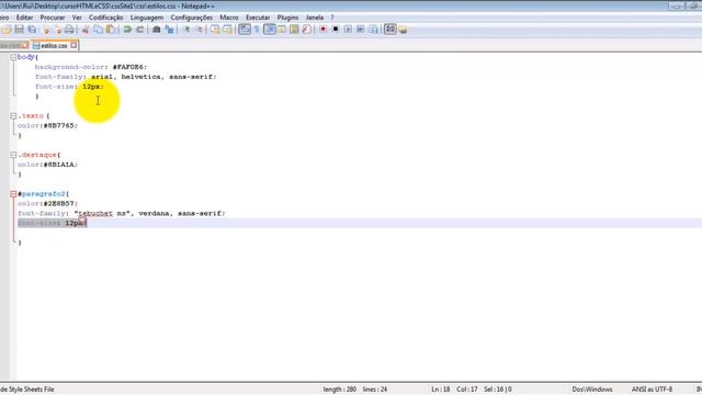 6.3 - Tipos de letra e tamanhos - Curso HTML e CSS - Projecto Digital смотреть онлайн