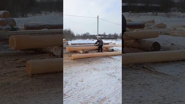 Строгание бревна электрическим рубанком смотреть онлайн