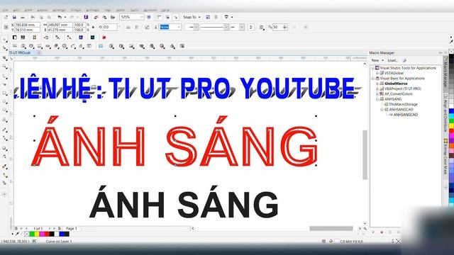 CORELDRAW CHUYỂN ĐỔI FILE SANG PHOTOSHOP , TẠO ÁNH SÁNG CHO CHỮ ĐỒI TƯỢNG VECTOR смотреть онлайн