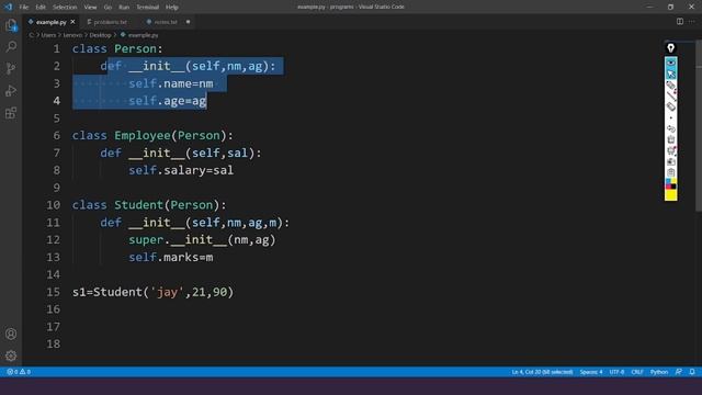 Object Oriented Programming Python | Hierarchical Inheritance in Python | Inheritance in Python смотреть онлайн