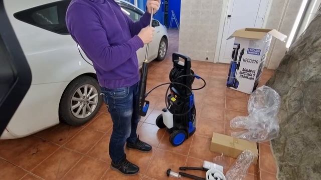 Обзор минимойки FinePower HPC0420. Честный отзыв. Распаковка, тестирование. #блогвладивосток