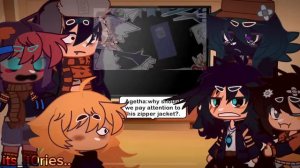 ||CLAIRES FRIENDS + Aiden & fen /kaaaties OCS/ react to fundamental paper education! [📝]