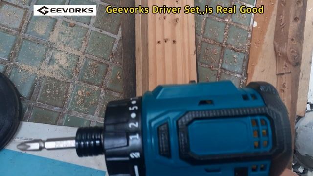 Geevorks Driver Set,, Is Real Good     Screw Driver & Drill Driver