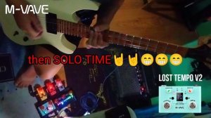 M-VAVE LOST TEMPO V2 drum loop and guitar looper demo