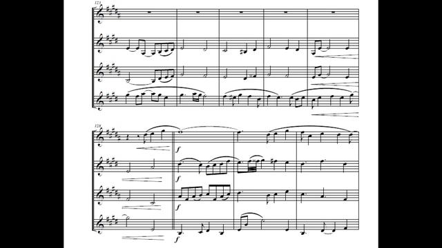Disney Medley for clarinet quartet смотреть онлайн