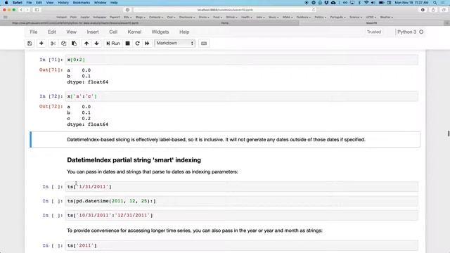 Python for Data Analysis 2018-19 - Lesson 15 (2/4) смотреть онлайн