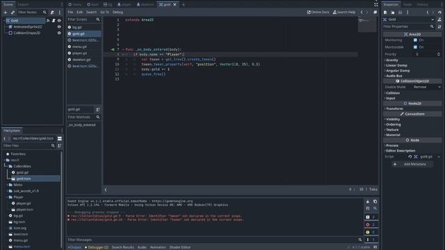 Godot урок 7 (Лут, Tween, Timer) Курс для Новичков: Создание Игр С нуля, #godot #gamedev #games смотреть онлайн