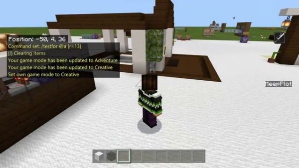 SPAWN PROTECTION COMMAND TUTORIAL! (PS4 Bedrock Command Tutorial)