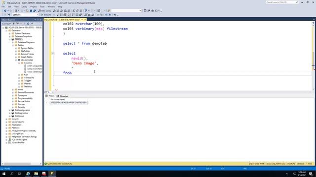 FILESTREAM в SQL Server 2019 смотреть онлайн