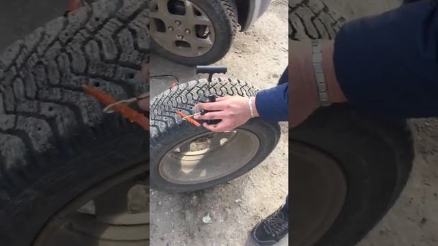 Как поставить жгутик на колесо