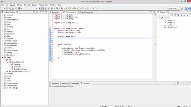 Snake in Java #1 - 2D Spieleprogrammierung mit Swing смотреть онлайн