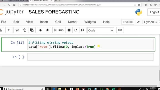 Sales Forecasting Machine Learning - Fix Missing values смотреть онлайн