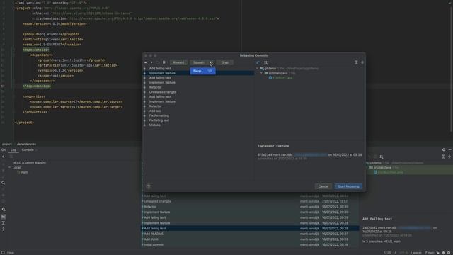 IntelliJ IDEA Pro Tips: Using Git Interactive Rebase смотреть онлайн