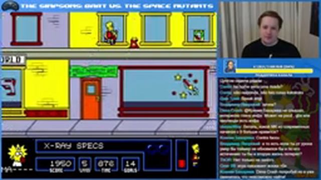 Проходим The Simpsons: Bart vs. The Space Mutants! Sega СТРИМ. Часть 2 смотреть онлайн