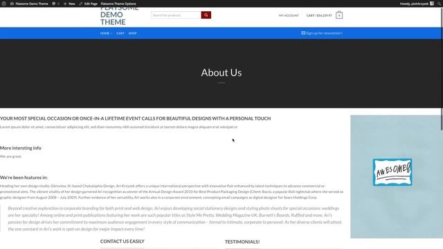Flatsome Theme Tutorial - Page Templates & Titles смотреть онлайн