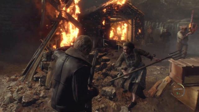 Resident Evil 4 Remake- Chainsaw Demo game play смотреть онлайн