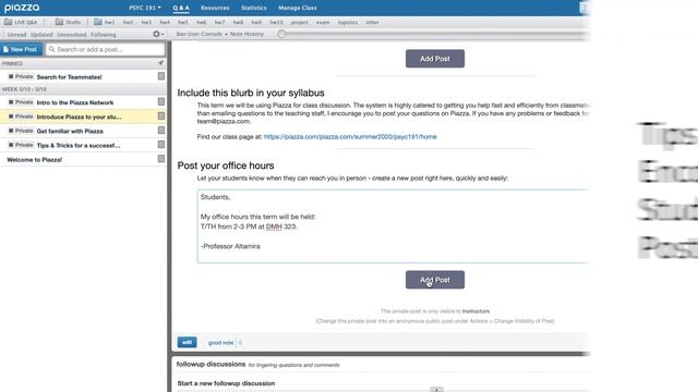 Piazza 2.1 – Getting Students to Use Piazza смотреть онлайн