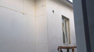 Утепление фасада (перетирка плоскости) часть 2 СВОИМИ РУКАМИ