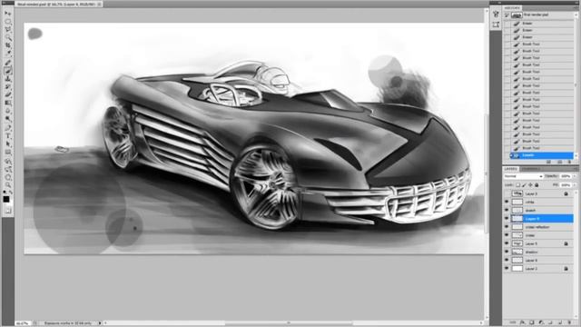 Ferrari Trofeo - Speedpainting by Marcel Moritz смотреть онлайн