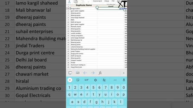 Remove Duplicate Entries In Excel on mobile app | #Excel #exceltutorial #Unique #duplicate смотреть онлайн