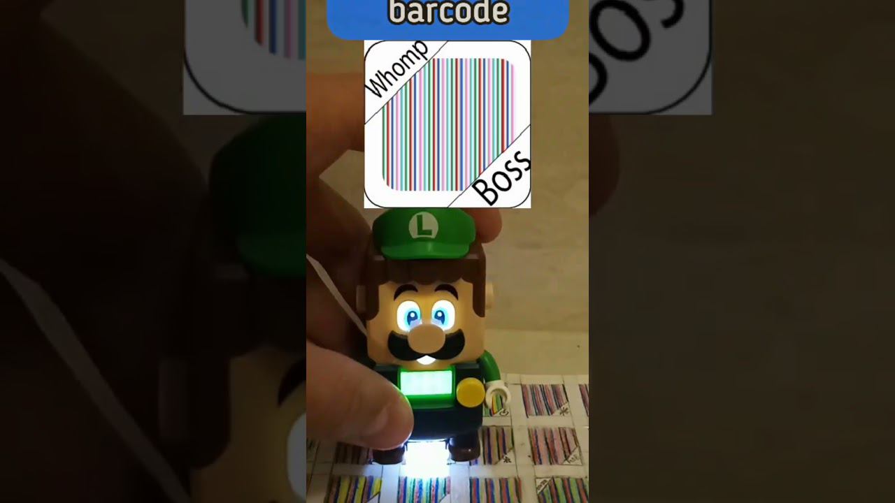 Lego Super Mario Luigi Whomp boss draw barcode check in my catalog! #shorts смотреть онлайн