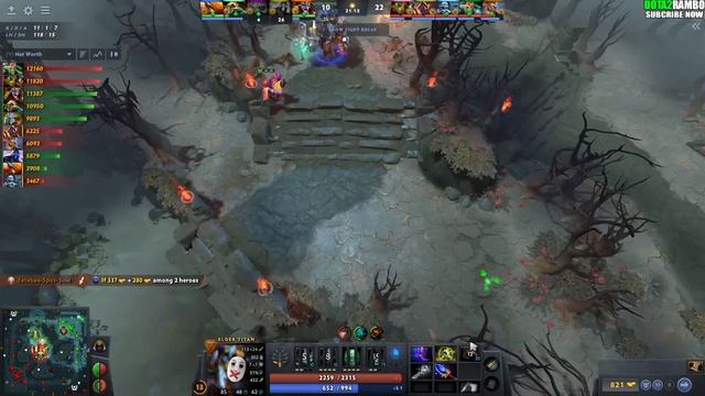 2 Hit Kill ALL With Broken [Elder Titan] Offlane Best Build Item Unreal Damage 21Kills Dota2 7.33D смотреть онлайн