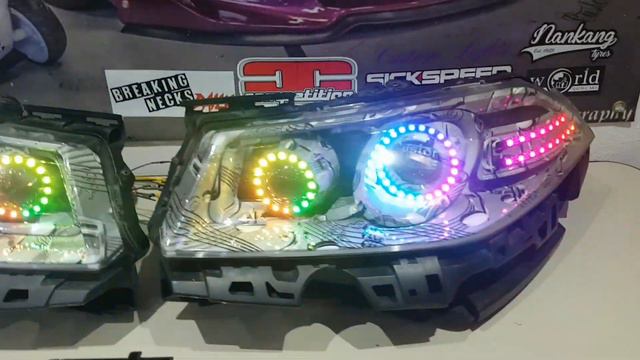 Renault Megane custom hydrodipped headlights смотреть онлайн