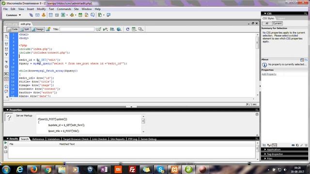 Building Dynamic Website with Admin Panel PHP MYSQL in Hindi Part 12 смотреть онлайн