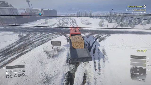 SnowRunner Search and Recover Task Forecast Unclear Lake Kovd смотреть онлайн