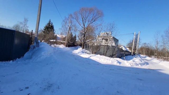 21 января 2024 год. Прогулка по посёлку Милицейский и Липки. смотреть онлайн