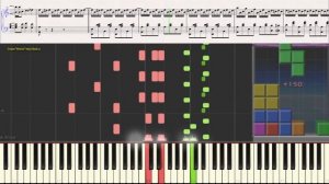 Коробочка Tetris (Jazz) (Ноты и Видеоурок для фортепиано) (piano cover)