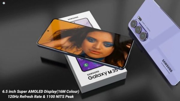 Samsung Galaxy M35 - 5G,108MP Camera, Dimensity 1300,6000mAh Battery,8GB RAM/Samsung Galaxy M35