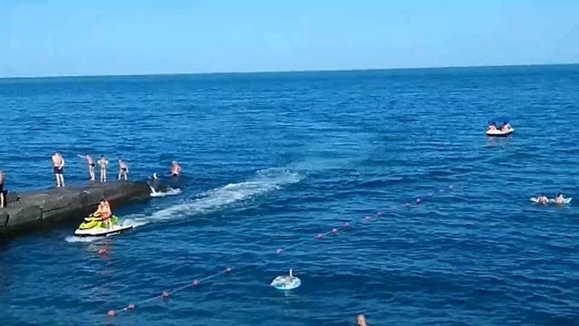 Пляж Дельфин в Ялте.