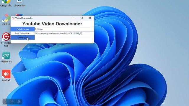 Download YouTube video using python with progress bar and tkinter.executable made by pyinstaller смотреть онлайн