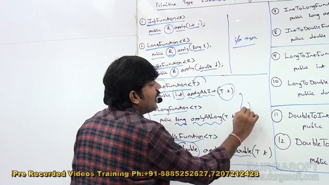 Java 8 || All 15 Primitve Type Functional Interfaces for Function || By Durga смотреть онлайн