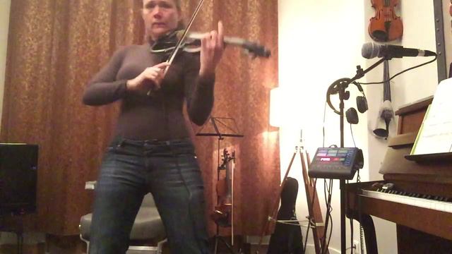 Violoniste electro - improvisation sur violon électrique Yamaha Sv 110 смотреть онлайн